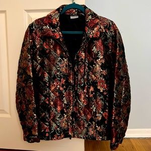 Chicos elegant floral jacket